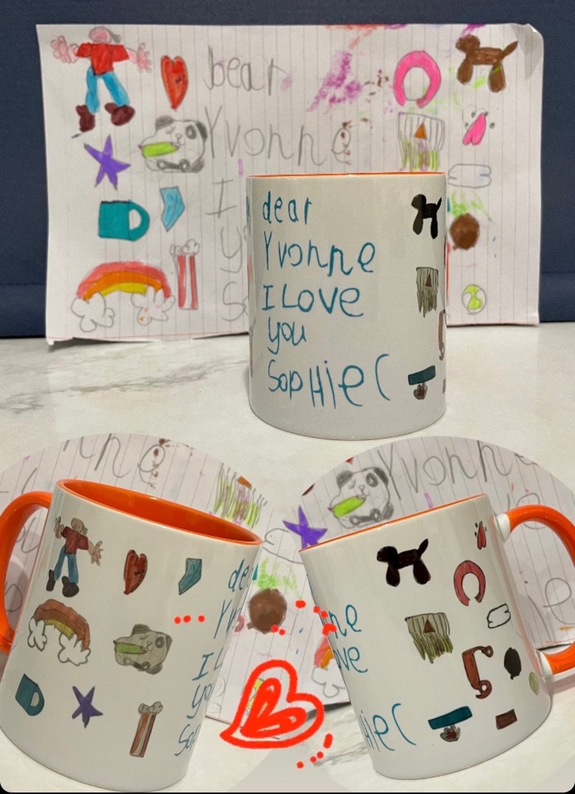 Personalised Child’s Drawing Mug